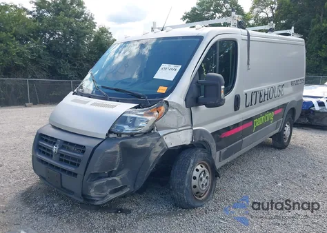 2015 Ram Promaster 1500 Low Roof из США, поврежденный, VIN 3C6TRVAG2FE508411